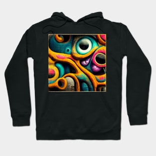 A Surrealism Graffit Psicodelic Hoodie